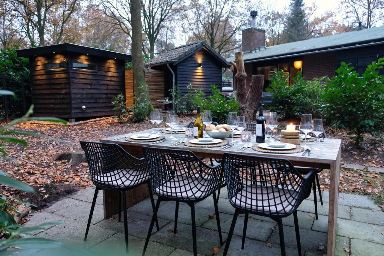 Lodge In Een Bosrijke Omgeving Met Hottub & Sauna Opt Rheezerveen Екстер'єр фото