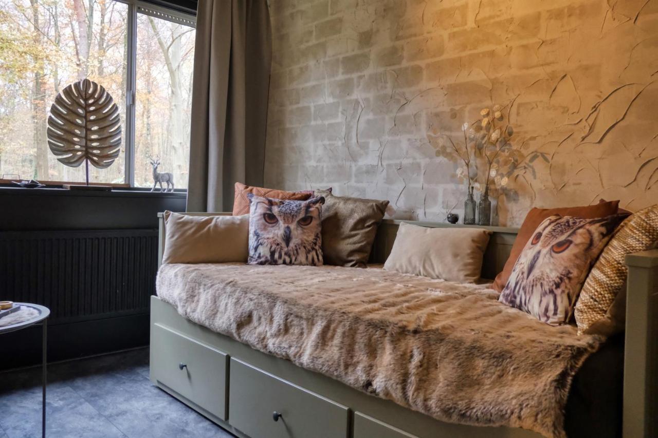 Lodge In Een Bosrijke Omgeving Met Hottub & Sauna Opt Rheezerveen Екстер'єр фото